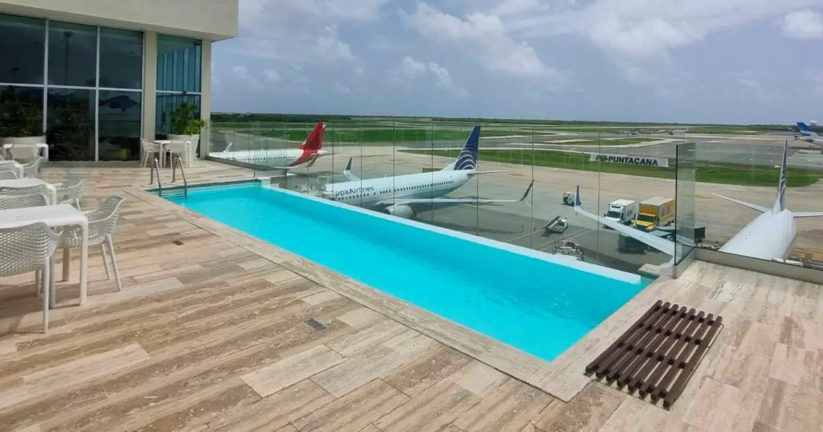 Sala VIP no Aeroporto de Punta Cana oferece até piscina